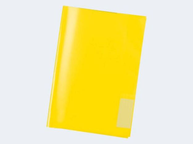 Bild von Heftschoner A4 gelb transparent - Eine Verkaufseinheit = 25 Stück - 7491