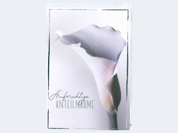 Bild von Trauer Cala schlicht - Eine Verkaufseinheit = 6 Stück - 81-1334