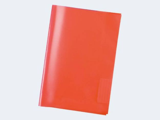 Bild von Heftschoner A4 rot transparent - Eine Verkaufseinheit = 25 Stück - 7492