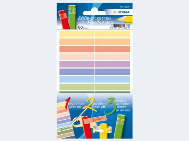 Bild von Stiftetiketten Einzelpack - Eine Verkaufseinheit = 10 Stück - 15238