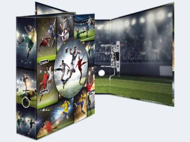 Bild von Ordner A4/75mm Fußball mit Innendruck - 19185