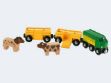 Bild von BRIO Bauernhofzug 2 Wagen 2 Tiere - 33404