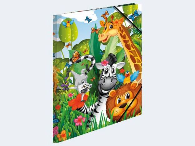 Bild von Sammelmappe A3 Karton Dschungel - 19456