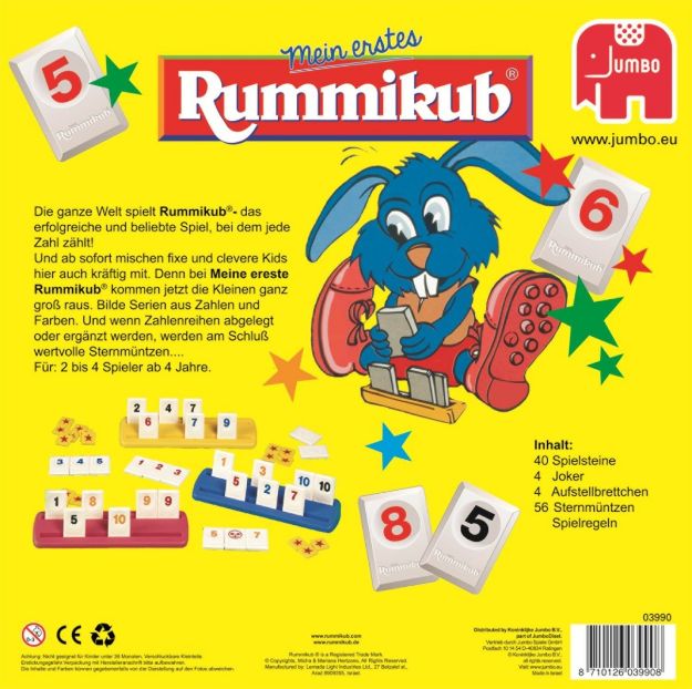 Bild von Jumbo Original Rummikub Junior - 03990