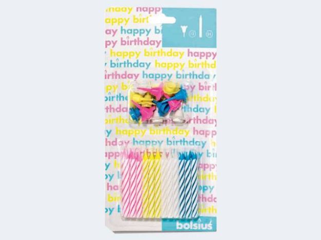 Bild von 24 Steckkerzen mit 12 Haltern - 103677273886