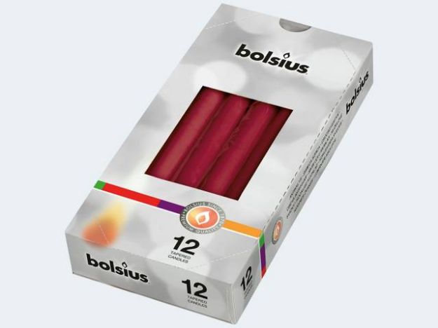 Bild von Spitzkerze 245x24 altrot - Eine Verkaufseinheit = 12 Stück - 103600356844