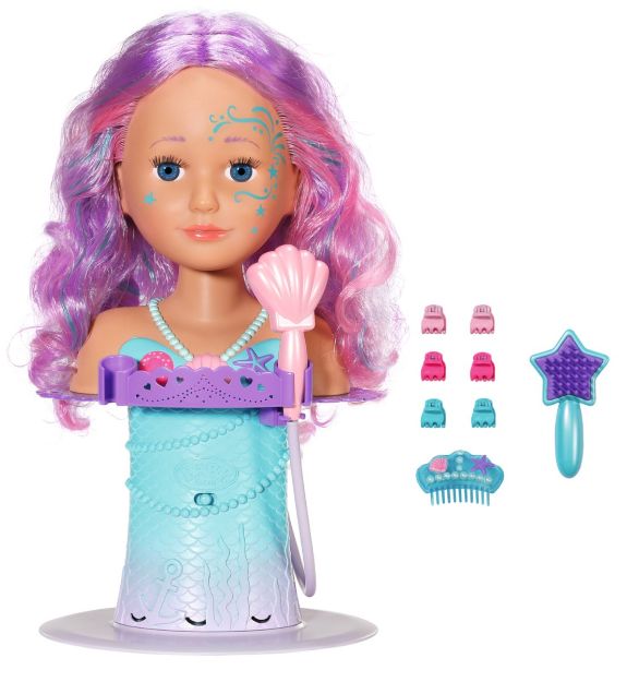 Bild von Zapf 835364 BABY born Sister Styling Head Meerjungfrau