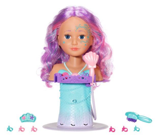 Bild von Zapf 835364 BABY born Sister Styling Head Meerjungfrau