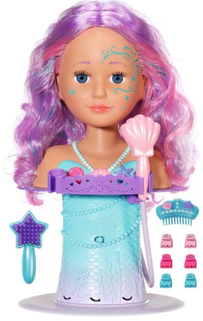 Bild von Zapf 835364 BABY born Sister Styling Head Meerjungfrau