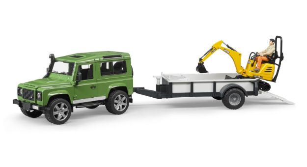 Bild von Bruder 02593 Land Rover Defender plus Zubehör
