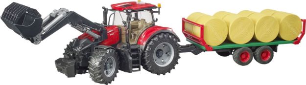 Bild von Bruder 03198 Case IH Optum 300CVX mit Frontlader
