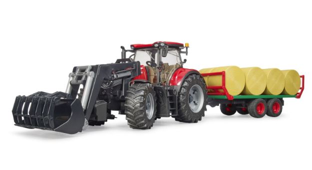 Bild von Bruder 03198 Case IH Optum 300CVX mit Frontlader