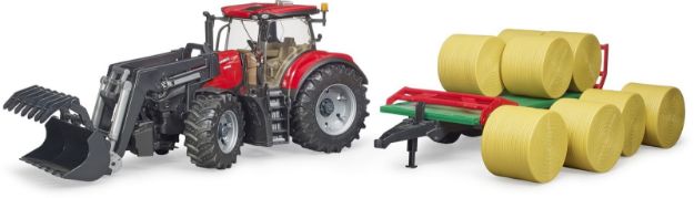 Bild von Bruder 03198 Case IH Optum 300CVX mit Frontlader