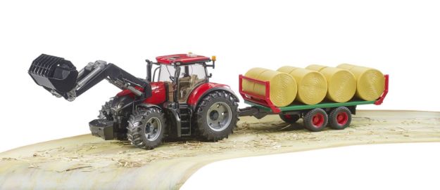 Bild von Bruder 03198 Case IH Optum 300CVX mit Frontlader
