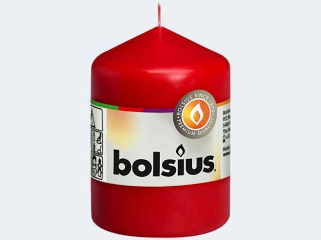 Bild von Stumpen 80x58 rot - 103614060141