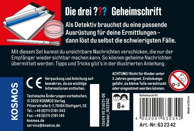 Bild von Die drei ??? Geheimschrift - 632342