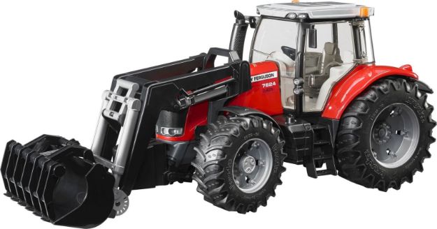 Bild von Bruder 03047 Massey Ferguson 7600 mit Frontlader
