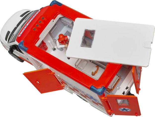 Bild von Bruder 02676 MB Sprinter Ambulanz mit Fahrer und Light + Sound Modul