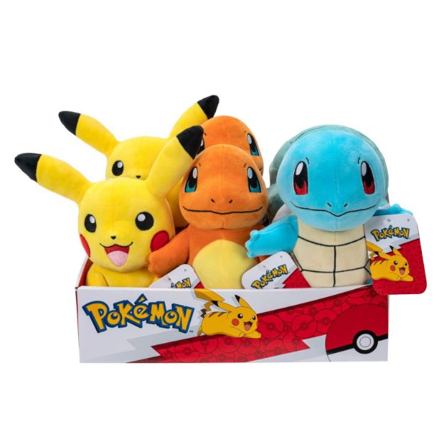 Bild von Jazwares POKEMON 20cm Plüsch Kanto First Partners, sortiert - PKW3403