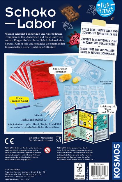 Bild von Fun Science Schoko-Labor Schokolade gestalten 8J - 654283