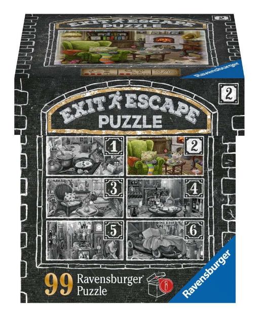 Bild von Ravensburger 16878 Puzzle EXIT Im Gutshaus Wohnzimmer 99 Teile