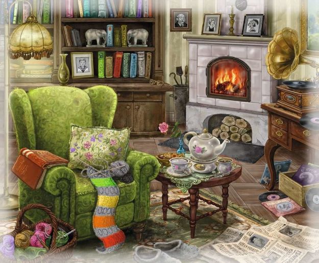 Bild von Ravensburger 16878 Puzzle EXIT Im Gutshaus Wohnzimmer 99 Teile
