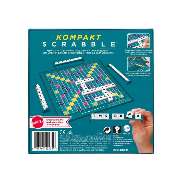 Bild von Mattel Scrabble Kompakt - CJT13