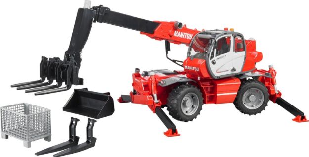 Bild von Bruder 02129 Manitou Teleskoplader MRT 2150 mit Zubehör