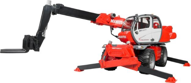 Bild von Bruder 02129 Manitou Teleskoplader MRT 2150 mit Zubehör
