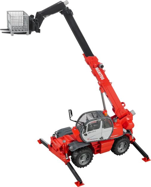 Bild von Bruder 02129 Manitou Teleskoplader MRT 2150 mit Zubehör