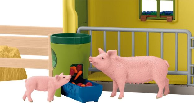 Bild von schleich® Farm World 42605 Großer Stall mit Tieren und Zubehör