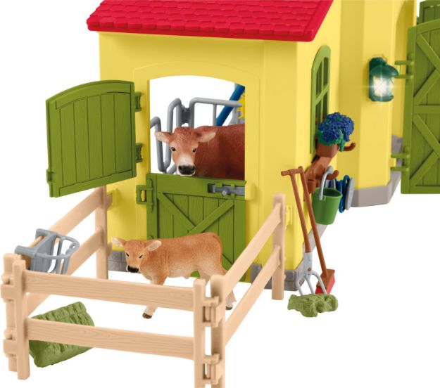 Bild von schleich® Farm World 42605 Großer Stall mit Tieren und Zubehör