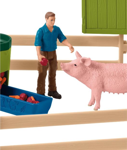 Bild von schleich® Farm World 42605 Großer Stall mit Tieren und Zubehör