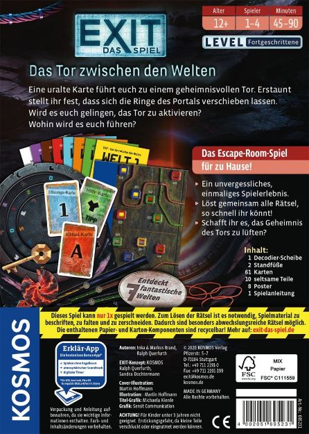 Bild von Kosmos EXIT - Das Tor zwischen den Welten (Fortgeschrittene) - 695231