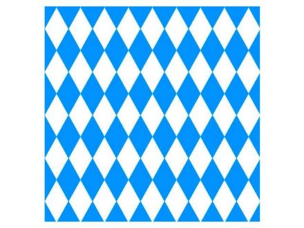 Zeige Details für 20 Servietten 33x33 Raute weiss/blau - 3215-2600 Bild von 20 Servietten 33x33 Raute weiss/blau - 3215-2600
