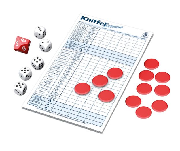 Bild von Schmidt Spiele Kniffel® Extreme Mitbringspiel in der Metalldose - 51296