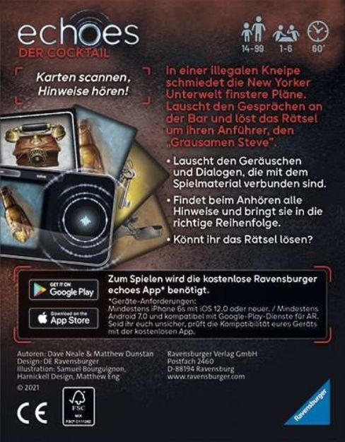 Bild von Ravensburger 20814 echoes Der Cocktail