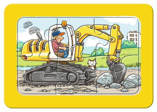 Bild von My first Rahmenpuzzle Bagger Traktor Kipplader - 06573