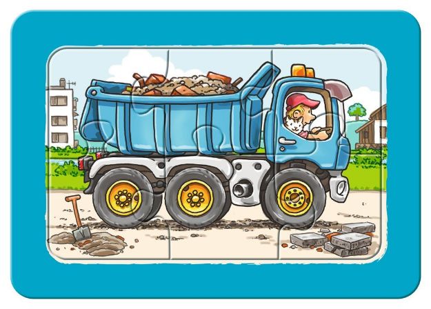 Bild von My first Rahmenpuzzle Bagger Traktor Kipplader - 06573