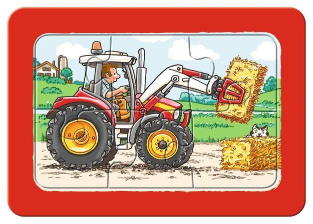 Bild von My first Rahmenpuzzle Bagger Traktor Kipplader - 06573
