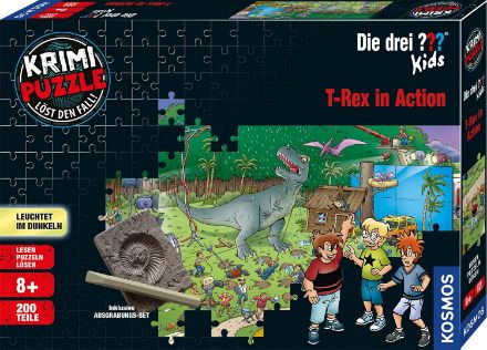 Zeige Details für Kosmos Krimipuzzle Die drei ??? Kids 200 Teile / T-Rex in Action - 680657 Bild von Kosmos Krimipuzzle Die drei ??? Kids 200 Teile / T-Rex in Action - 680657