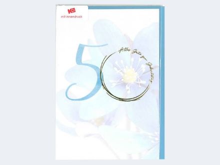 Zeige Details für Zahlengeburtstag 50 Blumen mit Innendruck - Eine Verkaufseinheit = 5 Stück - 52-3250 Bild von Zahlengeburtstag 50 Blumen mit Innendruck - Eine Verkaufseinheit = 5 Stück - 52-3250