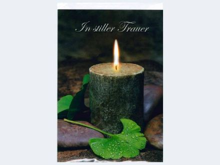 Zeige Details für Trauer Kerze Blatt - Eine Verkaufseinheit = 5 Stück - 81-1038 Bild von Trauer Kerze Blatt - Eine Verkaufseinheit = 5 Stück - 81-1038