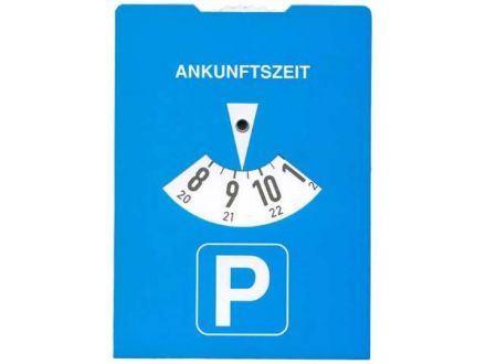 Zeige Details für Parkscheibe Pappe blau/ws mit Benzinrechner - 3118 Bild von Parkscheibe Pappe blau/ws mit Benzinrechner - 3118