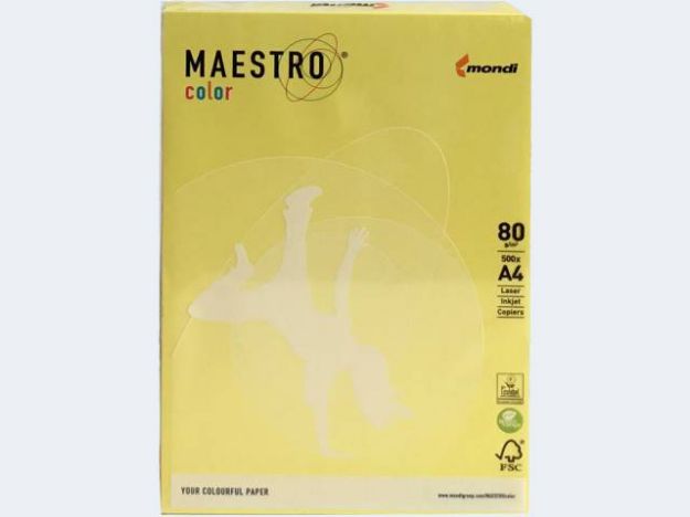 Bild von Kopa A4/500 80g kanariengelb Maestro Intensiv - 9417-CY39A80S