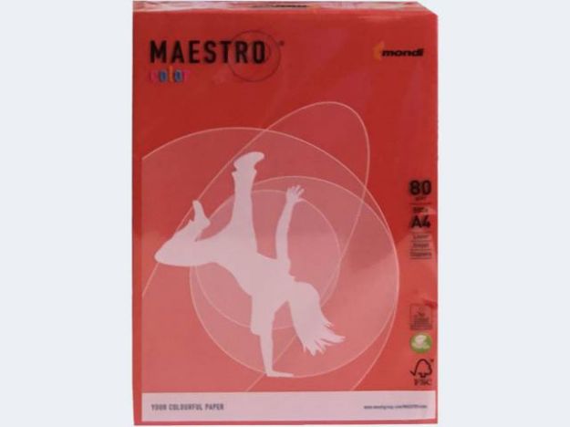 Bild von Kopa A4/500 80g korallenrot Maestro Intensiv - 9417-CO44A80S