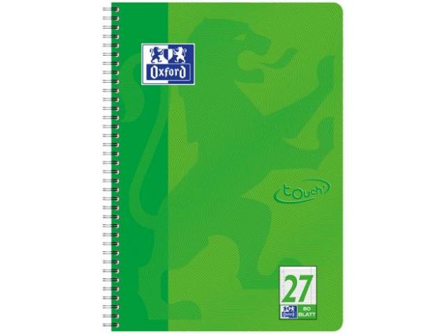 Bild von Collegeblock TOUCH grasgrün Lin27 A4+/80 - Eine Verkaufseinheit = 10 Stück - 400086494