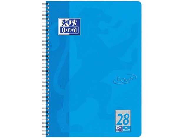 Bild von Collegeblock TOUCH meerblau Lin28 A4+/80 - Eine Verkaufseinheit = 10 Stück - 400086497