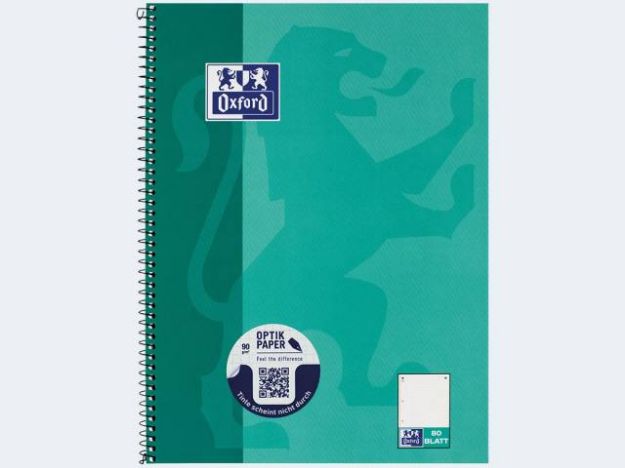 Bild von Collegeblock Oxford dotted A4+/80 - Eine Verkaufseinheit = 10 Stück - 400132378