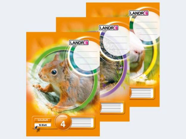 Bild von Heft A5/16 Lin4 liniert Landre - Eine Verkaufseinheit = 10 Stück - 100050070
